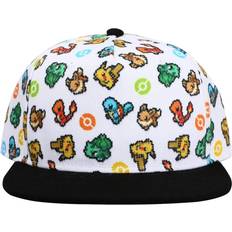 BioWorld Pokemon Starters White Snapback Hat