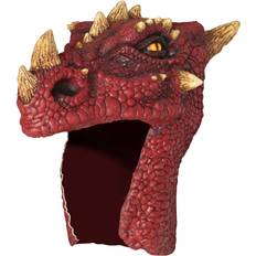 Halloween Cascos Ghoulish Productions Medieval Collectibles Red Dragon Costume Head Mask