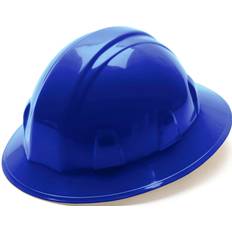 Blue Headgear Pyramex Safety SL Series Full Brim Hard Hat 4-Point Ratchet Suspensio