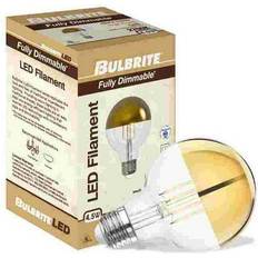 Light Bulbs Bulbrite 40-Watt Equivalent G25 Dimmable Medium Screw LED Light Warm White Light 2700K 4-Pack