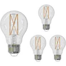 Light Bulbs Bulbrite 100-Watt Equivalent A19 Dimmable Medium Screw LED Light Warm White Light 2700K 4-Pack