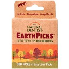 The Natural Dentist Earthpicks Earth-Friendly Plaque Removers 300 Pack