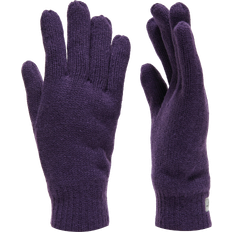 Purple Mittens PETER STORM Thinsulate Knit Fleece Gloves - Purple