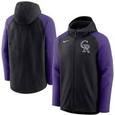 Nike Men's Colorado Rockies Black Authentic Collection Full-Zip Jacket