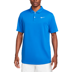 Blåa - Herr - Tennis Pikétröjor Nike Men's Court Dri-Fit Tennis Polo Shirt - Game Royal/White