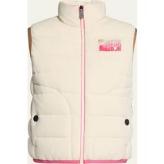 Moncler Einfarbig Westen Moncler Vest ivory