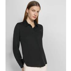 Theory Women Shirts Theory Classic Fitted Shirt - Black