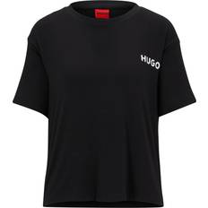 HUGO BOSS Mujer Tops HUGO BOSS Ropa Mujer Camiseta Unite_T-Shirt 10247048 - Black/White