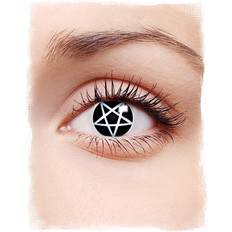 Halloween Lentes de Color Horror-Shop Pentagramm Kontaktlinsen