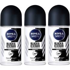 Deodorants Nivea for Men Invisible for Black & White Hours Deodorant Roll on 50 Ml. 3 1.7fl oz