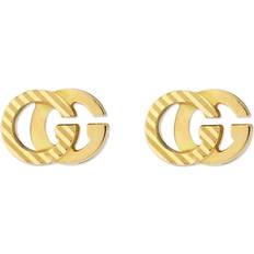 Gucci Gold Earrings Gucci 18ct Yellow Gold Running Stud Earrings