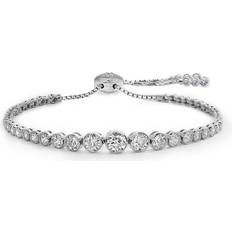 * LONDON Silver Quentin Graduated Slider Bracelet