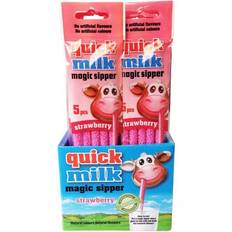 Billiga Mjölk & Växtbaserade drycker Quick Milk Magic Sipper Jordgubb 5-pack