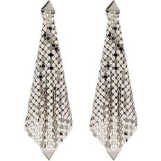 Metall Mesh Statement Örhängen - Gray