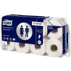 Tork tissue, 2-ply, white, of 64 rolls 250 tissue, 2-ply, rolls 21+