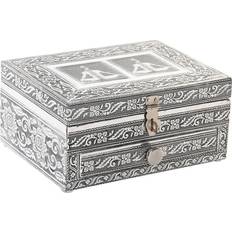 Unisex Portagioie Dkd Home Decor Standard Jewellery Box - Silver/Green