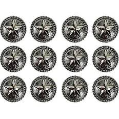 Door, Window & Furniture Hardware Urbalabs Braided Concho Star Kitchen Rustic Drawer Knobs Ranch Star