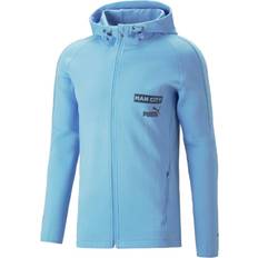 Puma 3XL Jackets Puma Manchester City Casuals Hoody Jacket Blue