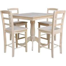 Chairs International Concepts 5 PC Set Bar Stool