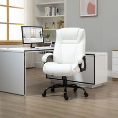 Recliner - White Office Chairs Vinsetto Ergonomic Office Chair 47.2"