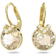 Swarovski Ohrringe Swarovski Bella V Drop Earrings - Gold/Brown/Transparent