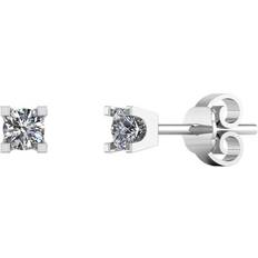 Diamant hvidguld 0.20 Henrik Ørsnes Design Øreringe Karat Hvidguld med Diamanter 0,20 Carat TW/SI