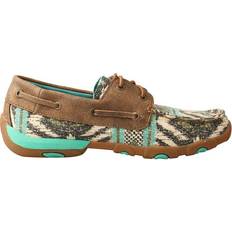 Multicolored - Women Boat Shoes Twisted X Driving Moc - Multi/Bomber