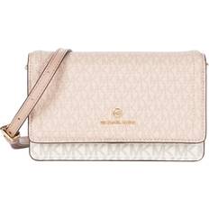 Michael Kors Jet Set Small Two-tone Logo Smartphone Crossbody Bag - Ballet Multi