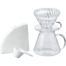 4 Kobber Kaffemaskiner Hario V60 Glass Brewing Kit