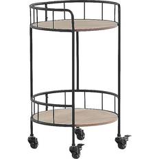 Beliani Rustic Carrello Tavolo 39cm