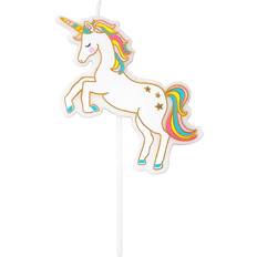 Talking Tables Unicorn Candle Magical Statement Kagedekoration