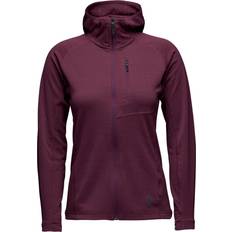 Black Diamond Women Jackets Black Diamond Women's Coefficient Fleece Hoodie - Blackberry