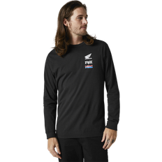 Fox Herr T-shirts Fox Honda Wing LS Premium T-Shirt Svart