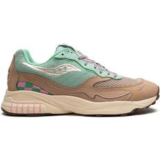 Saucony 3D Grid Hurricane sneakers men Leather/Rubber/Mesh/Mesh Brown