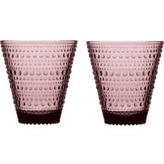 Violetti Juomalasit Iittala Kastehelmi Juomalasi 30 cl Set of 2