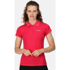 Pink - Women Polo Shirts Regatta Women's Quick-Drying Maverick V Active Polo Shirt Pink Potion