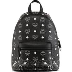 MCM Bandana Visetos Medium Stark Backpack - Black