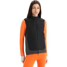 Icebreaker Dame Ytterklær Icebreaker Women's Merinoloft Vest Black Jet Heather Cb Black/Jet Heather/Cb