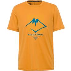 Asics Løbe t-shirt Fujitrail Logo SS Top Beige