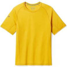 Gold - Men Base Layer Tops Smartwool Active Ultralite Short Sleeve Men's Honey Gold