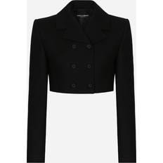 Dolce & Gabbana Black Jackets Dolce & Gabbana Black Short Jacket IT