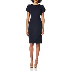 Calvin Klein Dresses Calvin Klein Tulip-Sleeve Sheath Dress Indigo Indigo