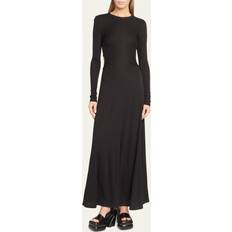 Elegant Svart Maxi Klänning - Black
