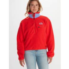 Marmot Nainen Neuleet Marmot 94 E.C.O. Fleece Pullover - Victory Red/Getaway Blue