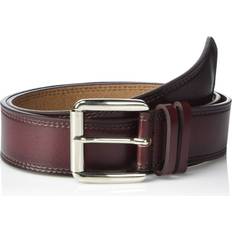 Red Belts Stacy Adams Shoes Dylan Genuine Leather Belt Burgundy