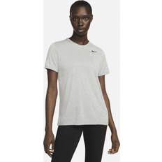 Gray - Women T-shirts Nike Women's Dri-FIT T-Shirt in Grey, DX0687-013 Grey