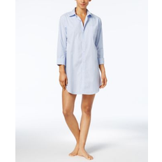 Sleepwear Lauren Ralph Lauren Heritage Essentials Woven Sleep Shirt French Blue Stripe