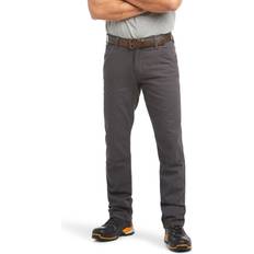 Ariat Men's Stretch Fit Low-Rise Rebar M4 DuraStretch Made Tough Double-Front Stackable Straight Leg Pants