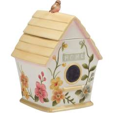 Biscuit Jars on sale Certified International Nature's Song 3-D Birdhouse Biscuit Jar