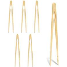 Orange Chopsticks 6 Pairs Training Bamboo Chopsticks